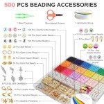Redtwo Clay Beads Bracelet Making Kit for Girls