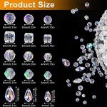 600 Pcs Assorted Crystal Beads for Jewelry Making