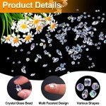 600 Pcs Assorted Crystal Beads for Jewelry Making