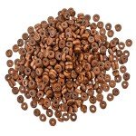1000 Pcs 8mm Wooden Flat Spacer Beads
