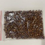 1000 Pcs 8mm Wooden Flat Spacer Beads