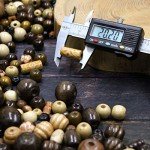 700 Assorted Wooden Beads for Jewelry Making