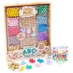 Wooden ABC Bead Kit for Kids' Crafts
