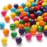 Colorful Wooden Beads for DIY Jewelry Making