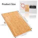 Bamboo Jewelry Beading Board with Storage Box
