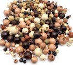 Assorted Wooden Beads for DIY Jewelry Projects