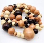Assorted Wooden Beads for DIY Jewelry Projects