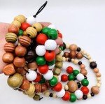 Assorted Wooden Beads for DIY Jewelry Projects