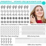 Crystal Jewelry Making Kit with 28 Colors Beads