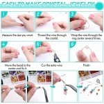 Crystal Jewelry Making Kit with 28 Colors Beads