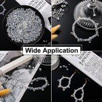 1280 Assorted Crystal Rondelle Beads for DIY Jewelry
