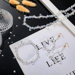 1280 Assorted Crystal Rondelle Beads for DIY Jewelry