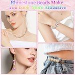 1200 PCS 8mm Rhinestone Spacer Beads for Jewelry