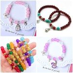 1200 Colorful 6mm Glass Beads for Crafts