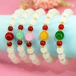 1200 Colorful 6mm Glass Beads for Crafts
