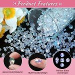 900 Assorted Glass Crystal Beads for Jewelry Making