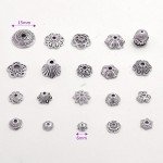 Bali Style Metal Bead Caps – 160-210pcs Set