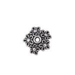 200Pcs Tibetan Silver Bead Caps for Jewelry