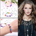 Silver Metal Spacer Beads for Jewelry Making, 900pcs