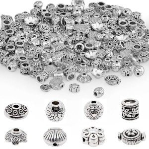 Tibetan Silver Beads for Crafting and Jewelry