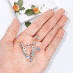 Tibetan Silver Beads for Crafting and Jewelry