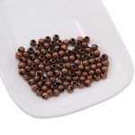 Antique Copper 5mm Round Spacer Beads for Jewelry