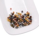 Antique Copper 5mm Round Spacer Beads for Jewelry