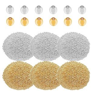 4800 Pieces Metal Spacer Beads for DIY Jewelry