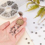 300pcs Antique Silver Spacer Beads - 6 Styles