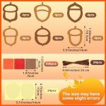 24 Sets Acorn Tissue Sign Craft Kit