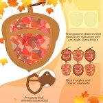 24 Sets Acorn Tissue Sign Craft Kit