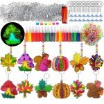 Fall Leaf and Pumpkin Suncatcher Craft Kit