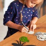 26pcs Wooden Halloween Cutout Ornaments for Crafts