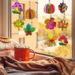 Fall Leaf and Pumpkin Suncatcher Craft Kit
