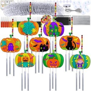 Halloween Pumpkin Suncatcher Craft Kit for Kids