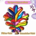 Fall Leaf and Pumpkin Suncatcher Craft Kit