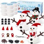 Snowman Craft Kit for Kids - 9 Pack