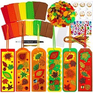Fall Craft Kits: DIY Leaf Bookmarks & Decorations