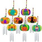Halloween Pumpkin Suncatcher Craft Kit for Kids
