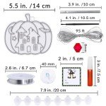 Halloween Pumpkin Suncatcher Craft Kit for Kids