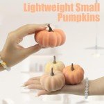Mini Foam Pumpkins & Acorns Fall Decor Set