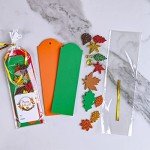Fall Craft Kits: DIY Leaf Bookmarks & Decorations