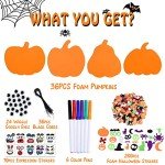 Halloween Foam Pumpkin Stickers for Kids' Crafts