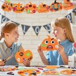 Halloween Foam Pumpkin Stickers for Kids' Crafts
