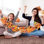 Halloween Foam Pumpkin Stickers for Kids' Crafts