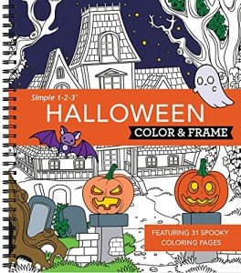 Halloween Coloring Book: Color & Frame Edition