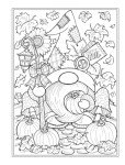 Autumn Harvest Coloring Book for Adults