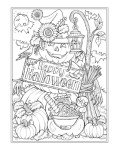 Autumn Harvest Coloring Book for Adults