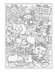 Autumn Harvest Coloring Book for Adults