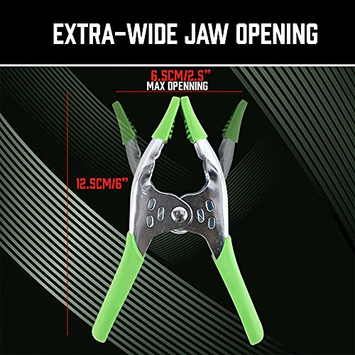 SWANLAKE 15.2cm Heavy-Duty Spring Clamps Set
